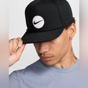 Nike Dri FIT Pro Structured Futura Golf Cap Size L/XL Black White HF7482 010 NWT